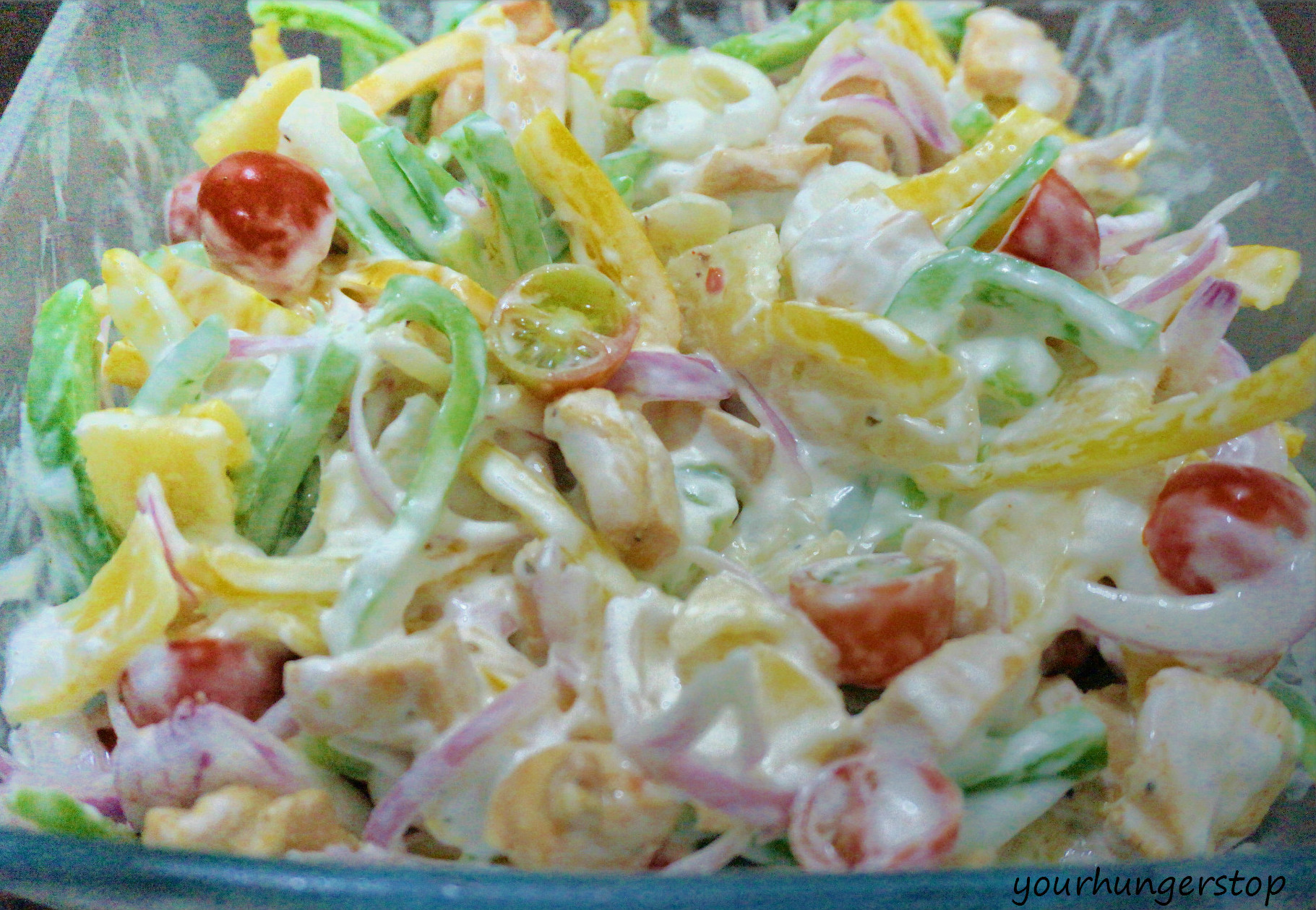 baked mayonnaise recipe chicken using Chicken  YourHungerStop  Salad Pineapple