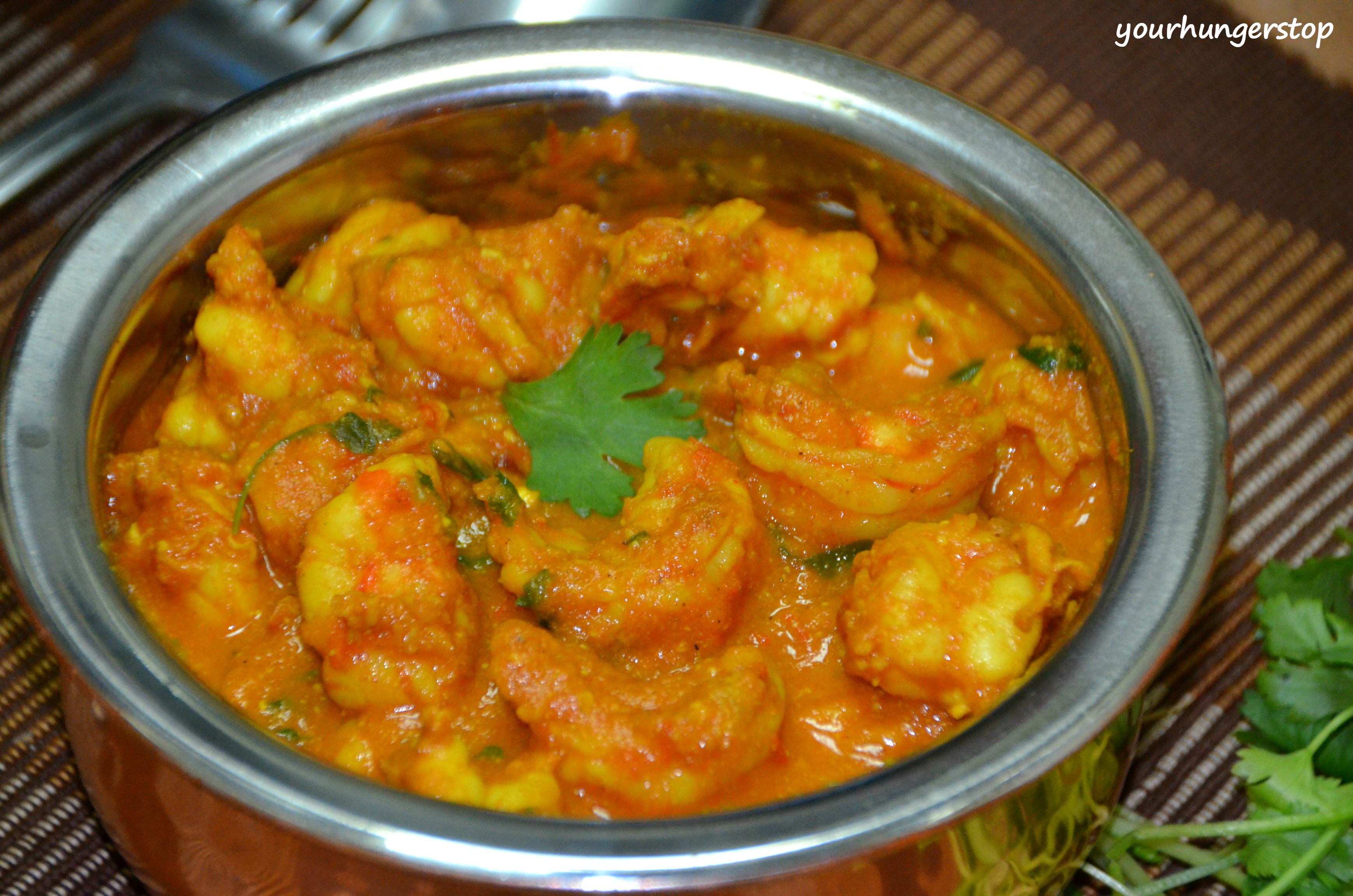 Prawns Curry Without Coconut YourHungerStop