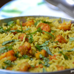 Green Prawns Pulav