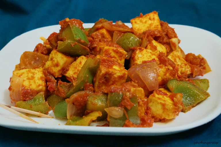 Chatpata Paneer (Dry) | YourHungerStop