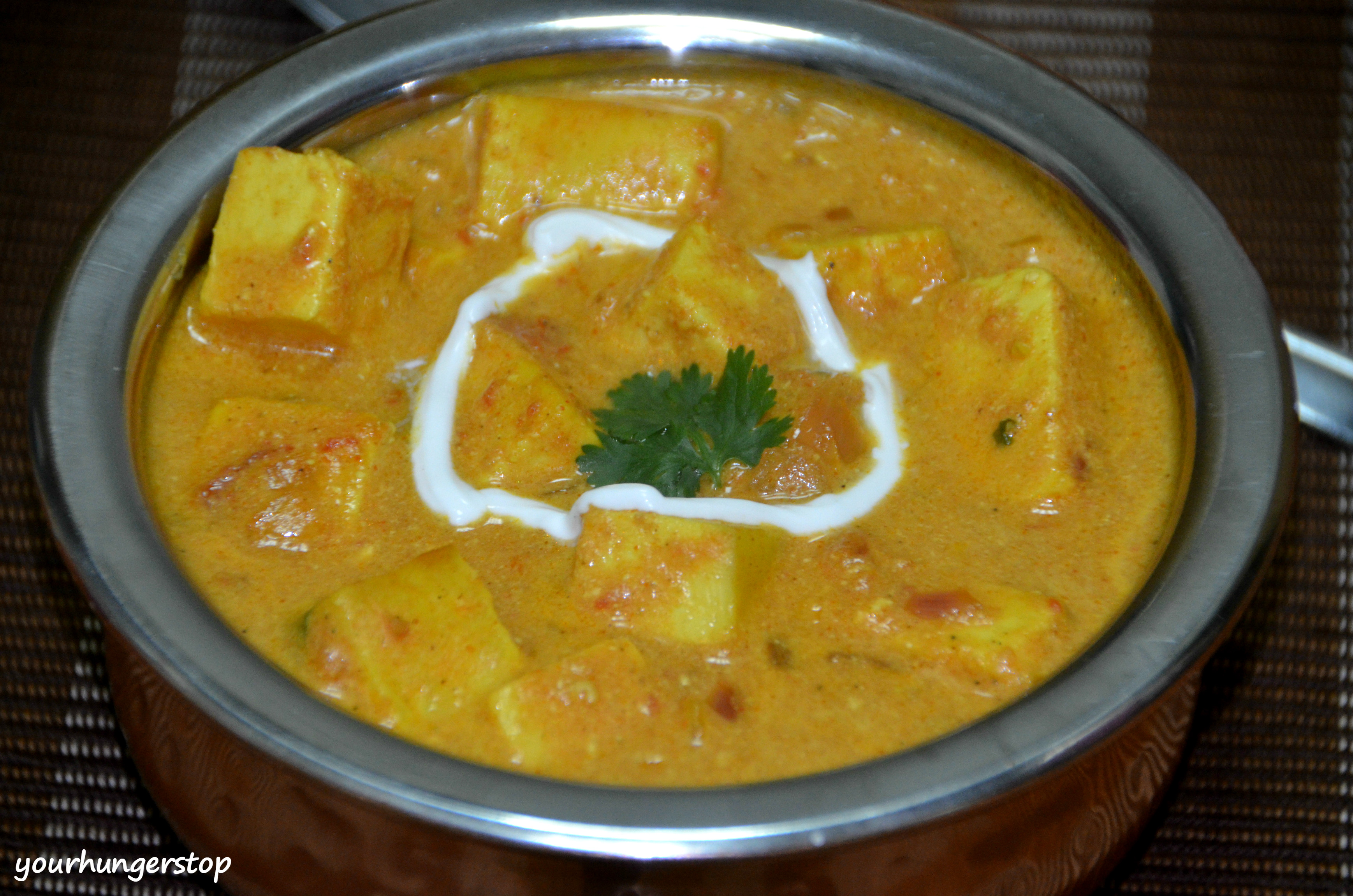 Paneer Butter Masala | YourHungerStop