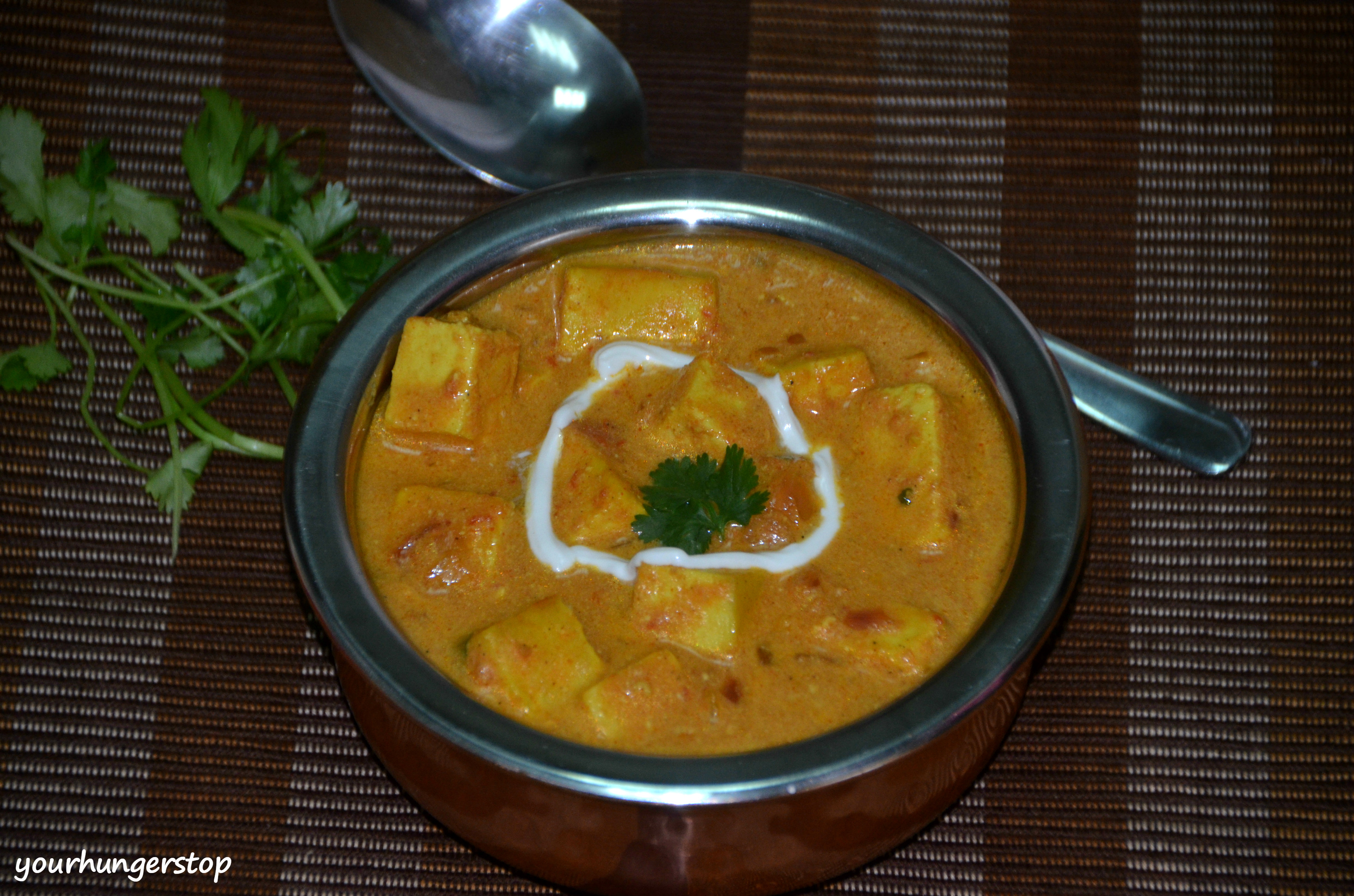 Paneer Butter Masala | YourHungerStop