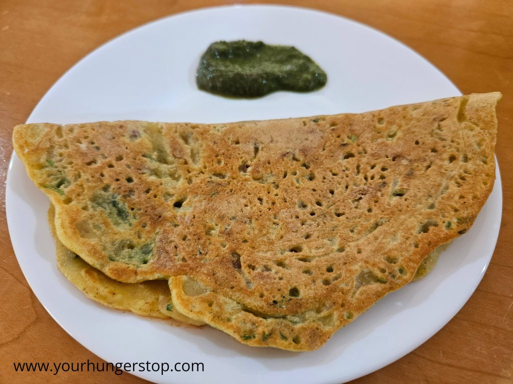 Moong dal chilla