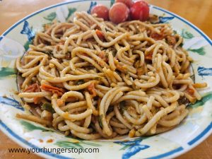 Spaghetti in Cherry tomato sauce