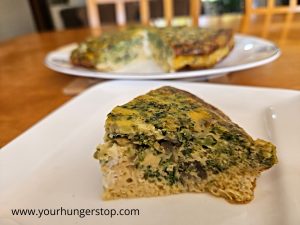 Broccoli and Feta Cheese Frittata